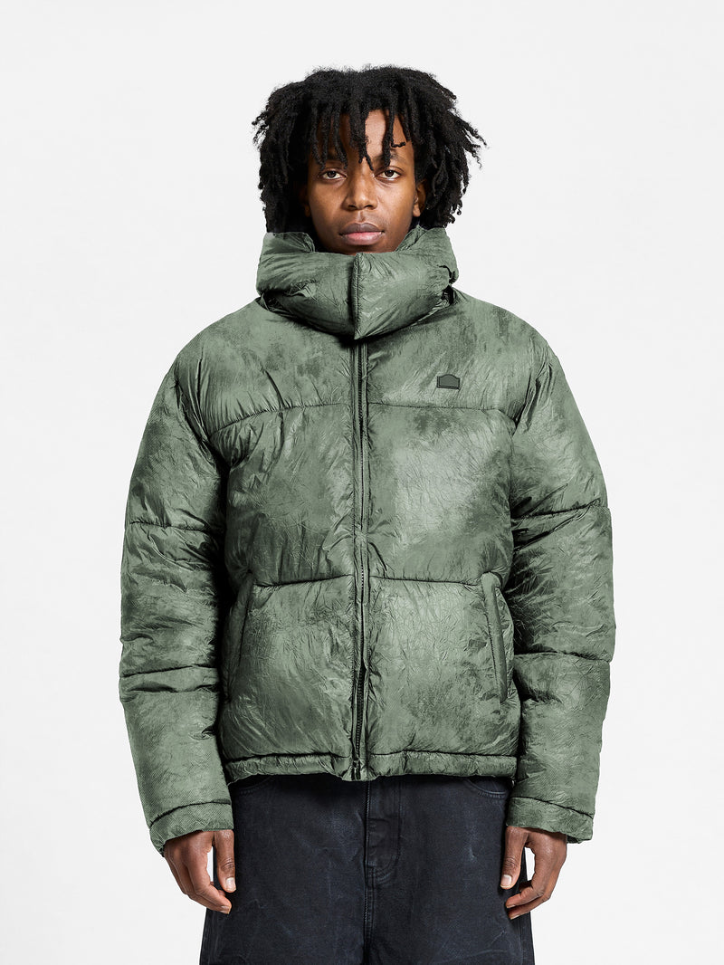 WRINKLED PUFFER JACKET