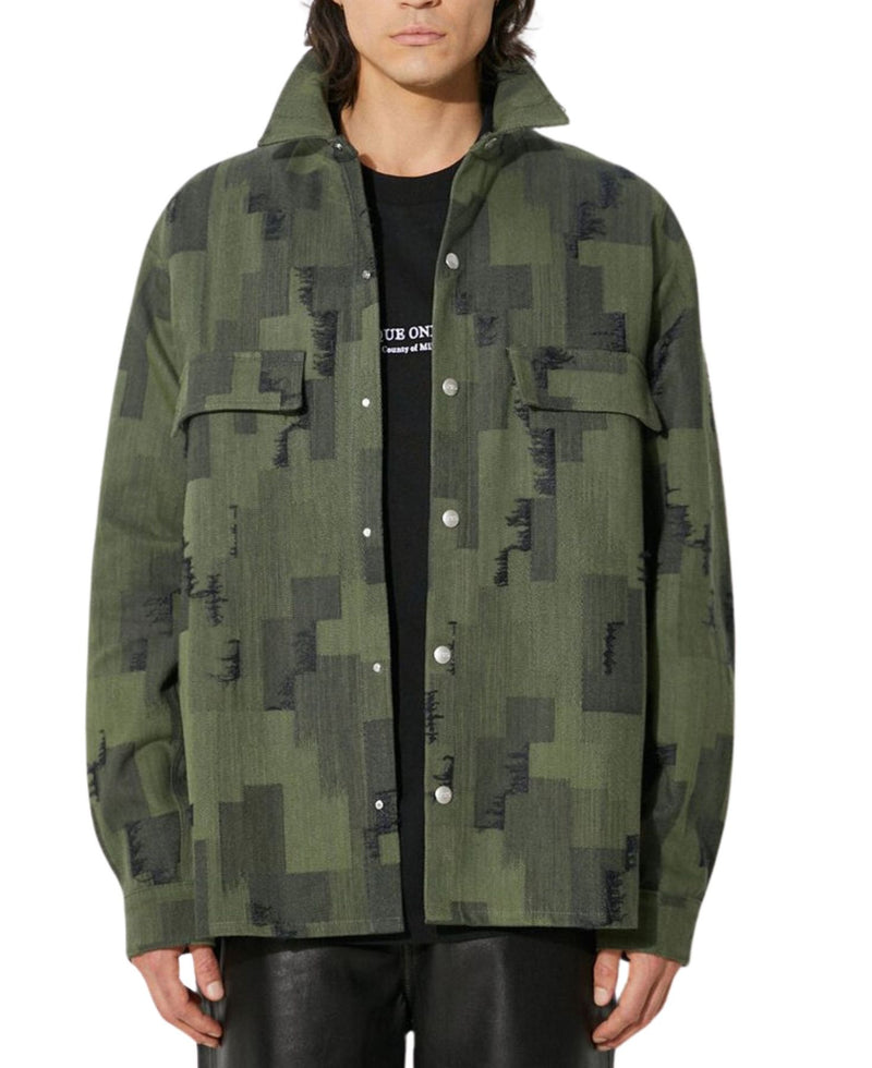 AOP CROSS OVERSHIRT