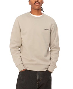 SCRIPT EMBROIDERY SWEAT