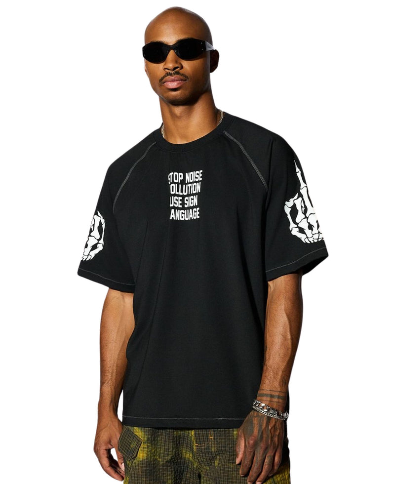 POLLUTION BOXY RAGLAN