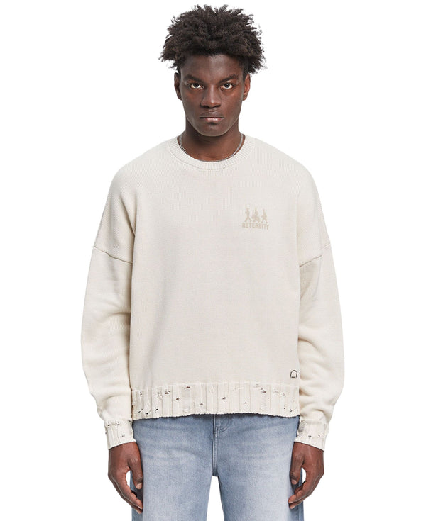 CREATIVE DEPT LOGO KNIT SWEATER