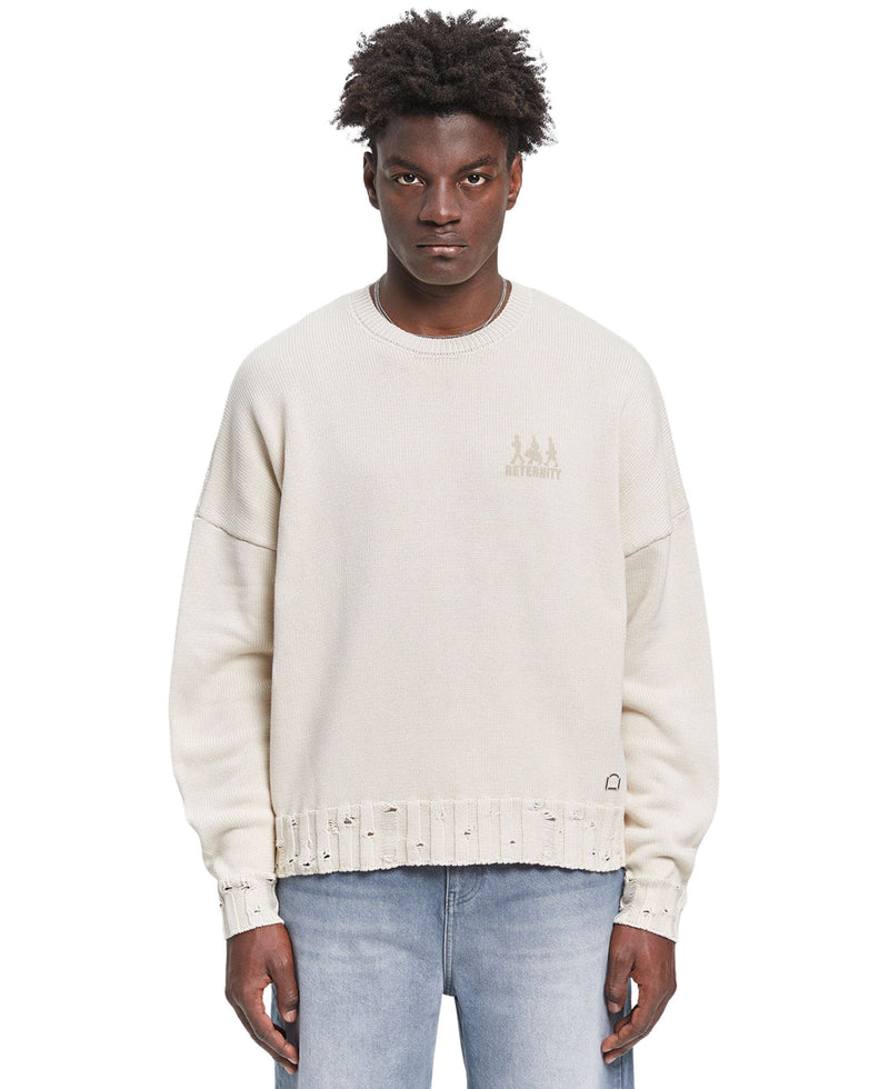 CREATIVE DEPT LOGO KNIT SWEATER