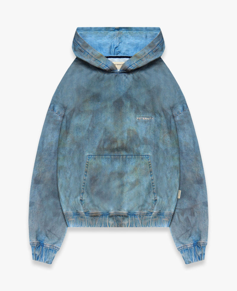 PAINTED ARTISAN DENIM HOODIE