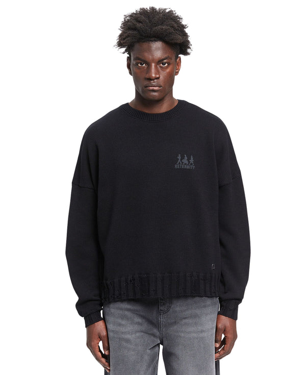 CREATIVE DEPT LOGO KNIT SWEATER