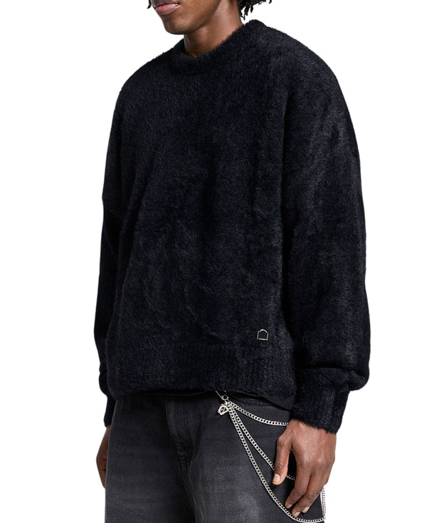 ESSENTIAL FURRY KNIT SWEATER