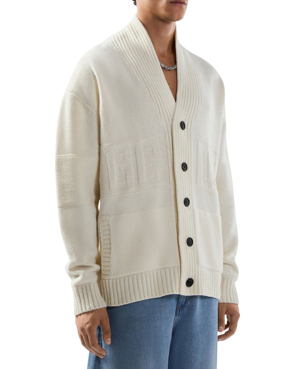 LOGO BUTTONED CARDIGAN