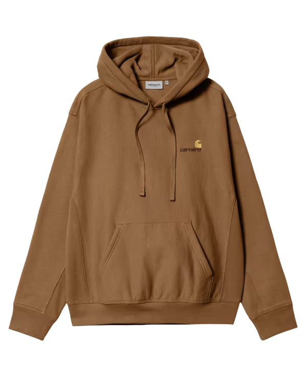 HOODED AMERICAN SCRIPT SWEAT