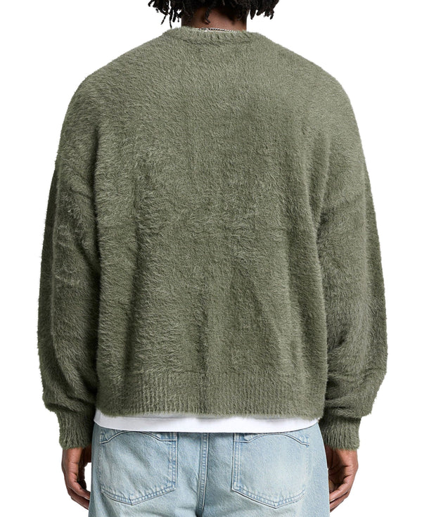 ESSENTIAL FURRY KNIT SWEATER