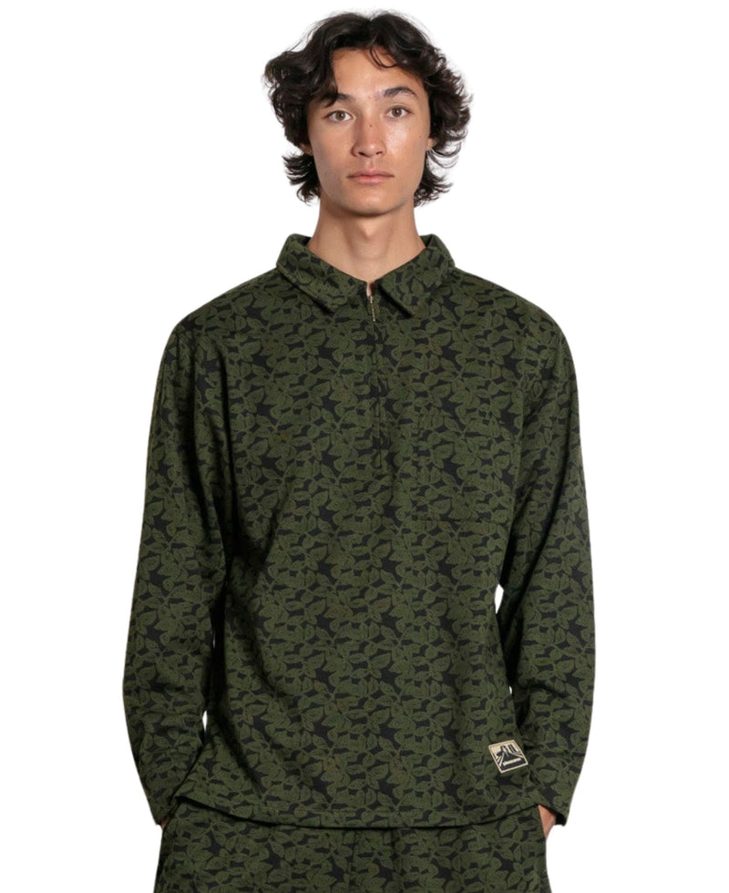 LEAF HALF ZIP SHIRT