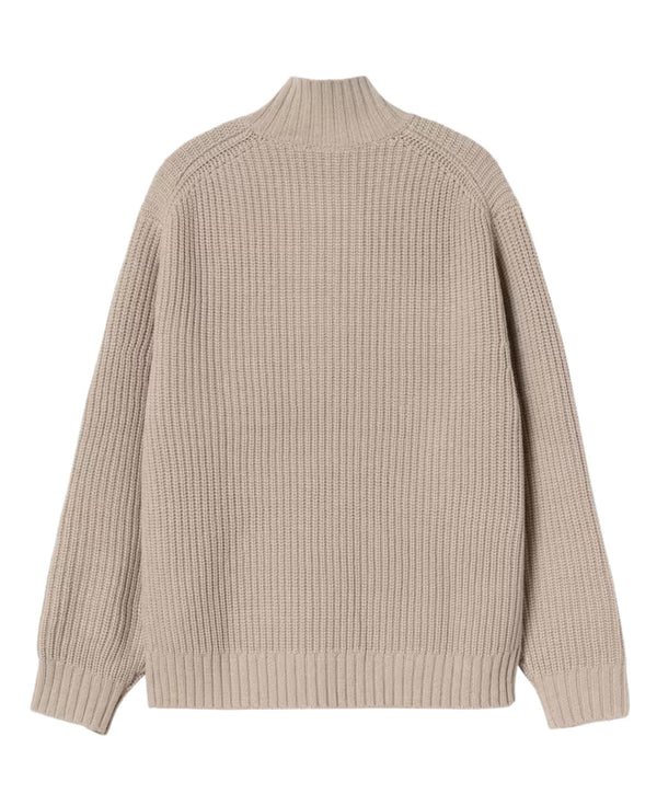 DETROIT HALF ZIP SWEATER