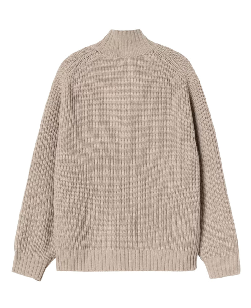 DETROIT HALF ZIP SWEATER