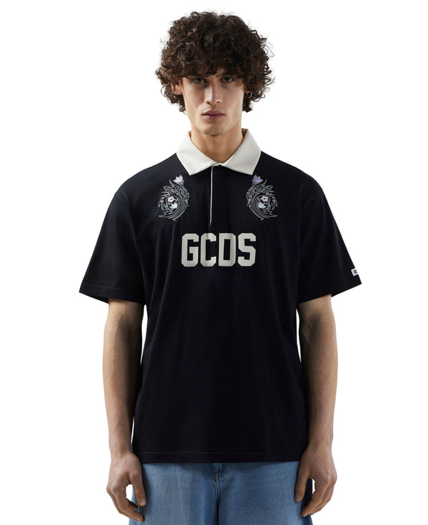 TRIBAL FLOWERS LOGO POLO