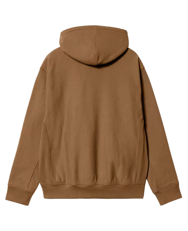 HOODED AMERICAN SCRIPT SWEAT