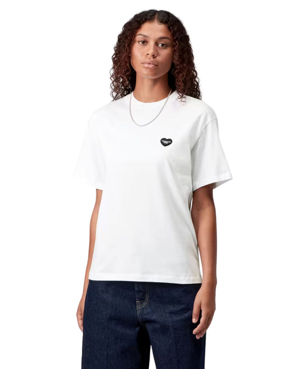 W' S/S HEART PATCH T-SHIRT