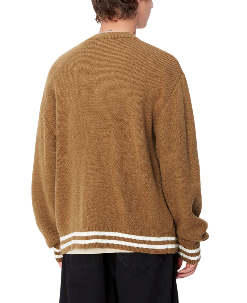 BROWN DUCKS CARDIGAN