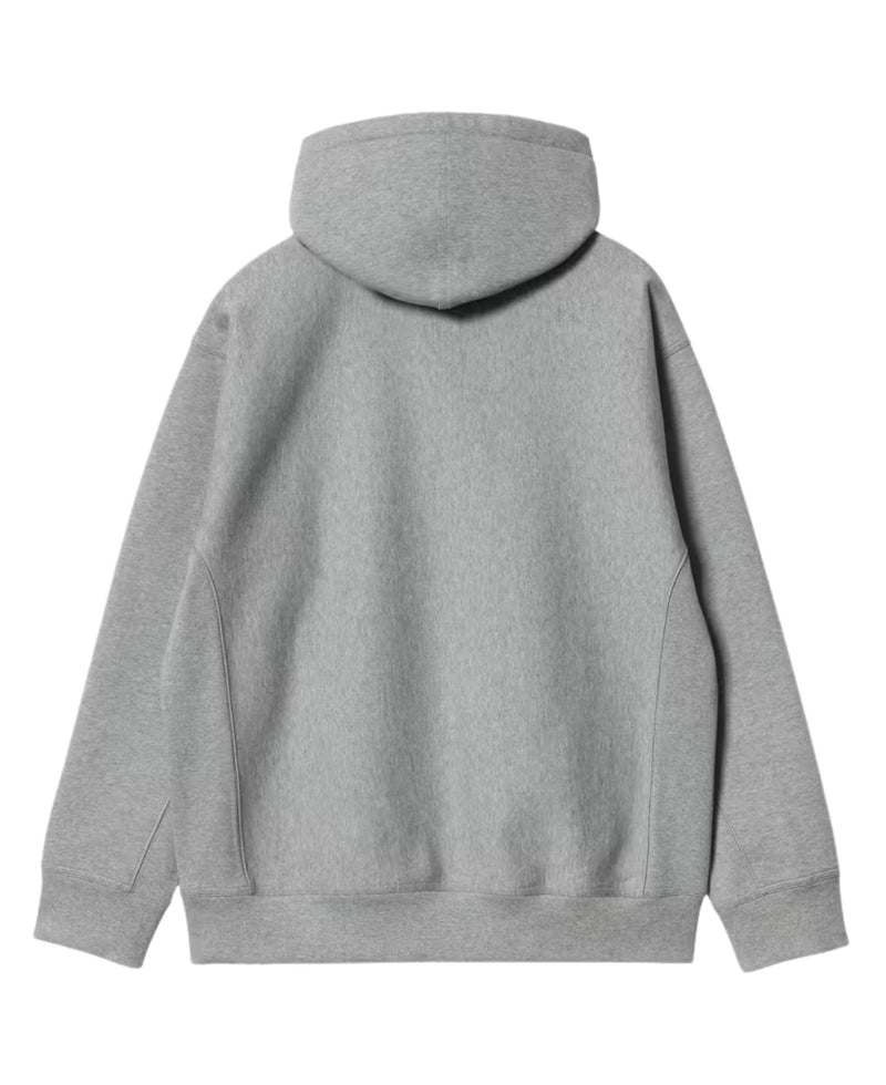 HOODED AMERICAN SCRIPT SWEAT