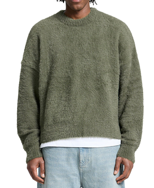 ESSENTIAL FURRY KNIT SWEATER