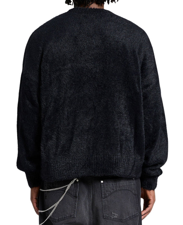 ESSENTIAL FURRY KNIT SWEATER